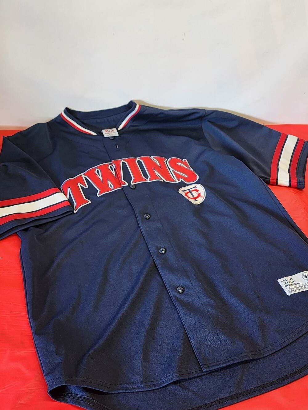 Minnesota Twins True Fan Series MLB Button-Up Baseball Jersey